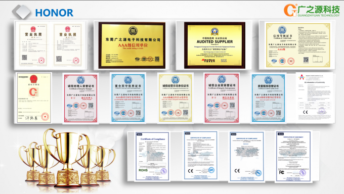 Guangyuan Technology (HK) Electronics Co., Ltd. गुणवत्ता नियंत्रण