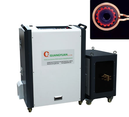 टच स्क्रीन पोर्टेबल इंडक्शन ब्रेज़िंग उपकरण 100KW ब्रेज़िंग स्टील ट्यूब के लिए