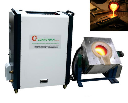 टच स्क्रीन के साथ 10KHZ लाइट फ्रीक्वेंसी इंडक्शन मेल्टिंग इक्विपमेंट 60KW