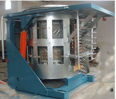 आपातकालीन रोक प्रेरण पिघलने की मशीन 1-1000kg/H क्षमता प्रेरण पिघलने की भट्ठी